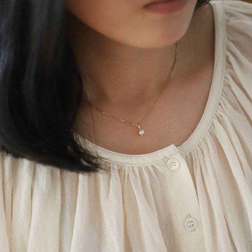 S925 Sterling Silver Pearl Necklace Necklace S925 Sterling Silver Pearl Necklace Necklace
