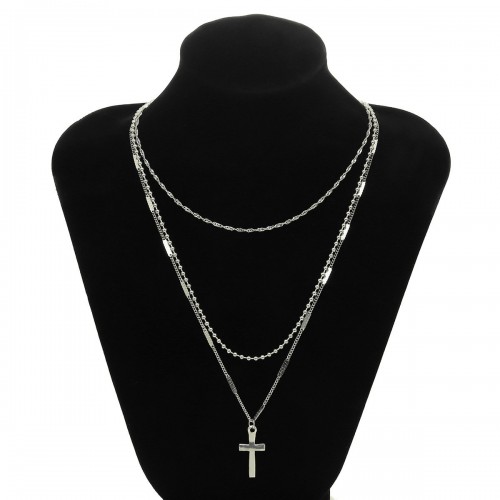 Women's Retro Cross Multi-layer Necklace Necklace Women's Retro Cross Multi-layer Necklace Necklace