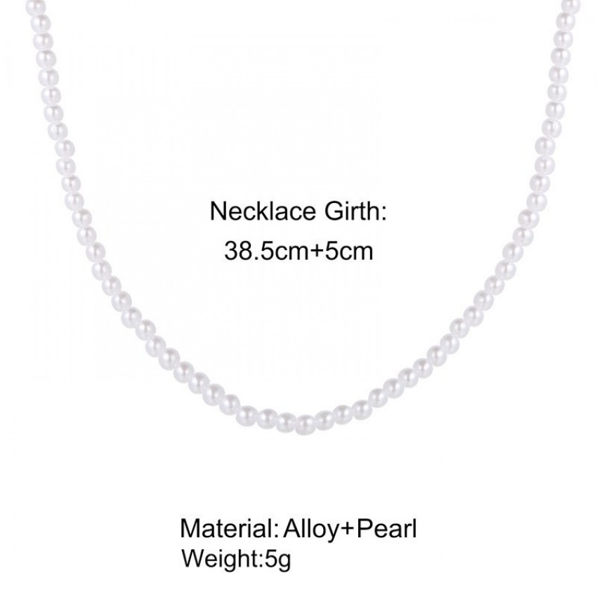 Pearl Necklace Women's Simple Temperament Pearl Necklace Pearl Necklace Women's Simple Temperament Pearl Necklace