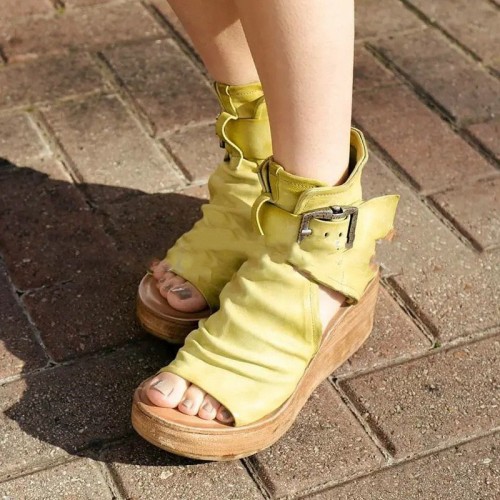 Women's Shoes High Top Wedge Sandals Platform Fish Mouth Sandals Women's Shoes High Top Wedge Sandals Platform Fish Mouth Sandals