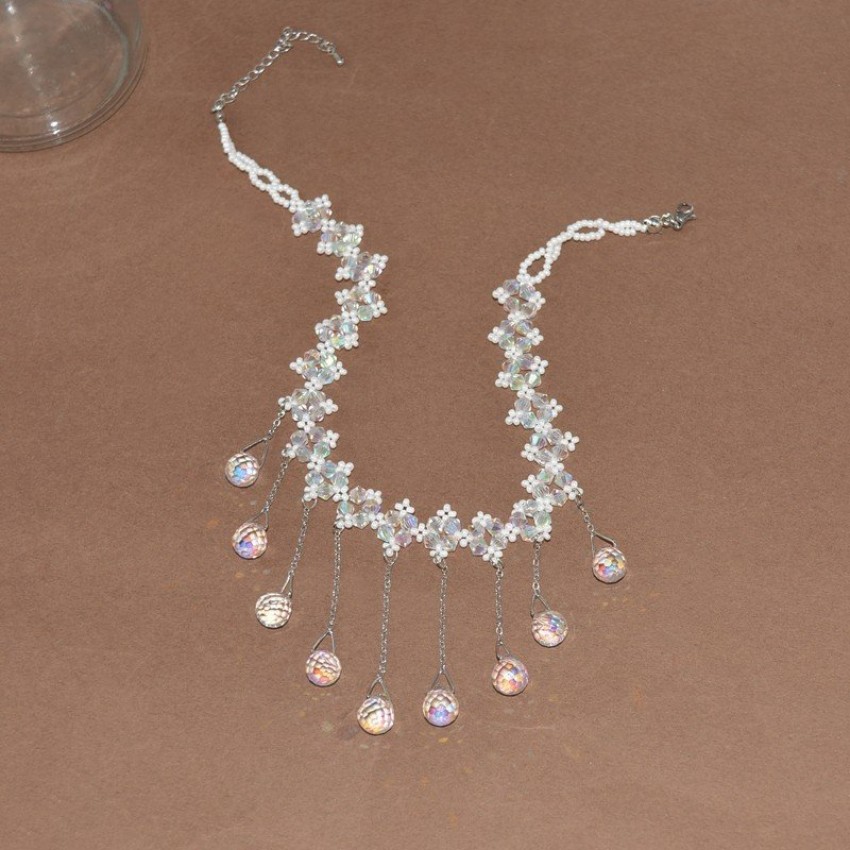 High-end Temperament Necklace Fairy Crystal Flow Necklace High-end Temperament Necklace Fairy Crystal Flow Necklace