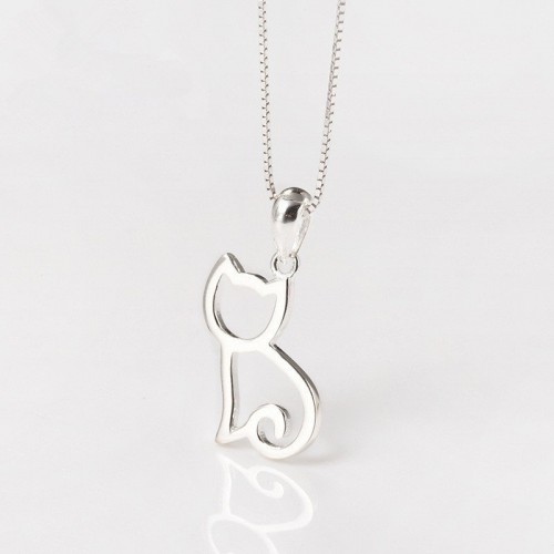 sweet cat necklace simple necklace