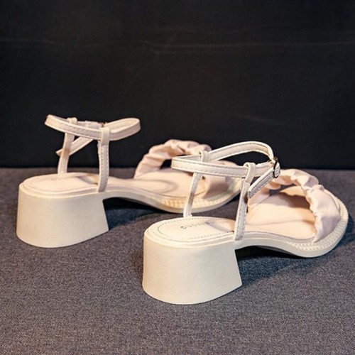 Fashion Personality Ankle-strap Buckle Sandals Women Fashion Personality Ankle-strap Buckle Sandals Women