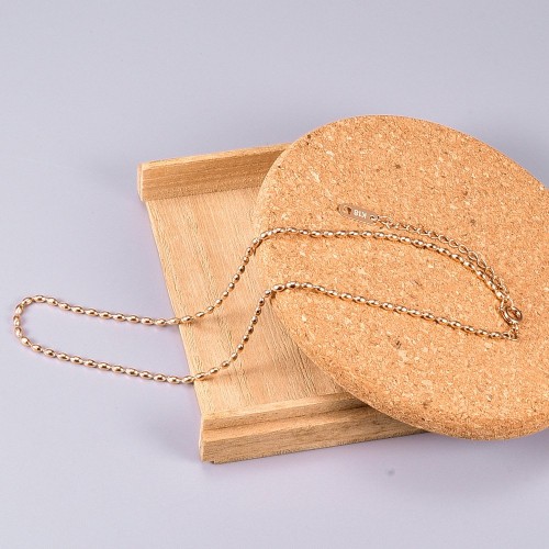 Titanium Steel Necklace Simple Bead Necklace