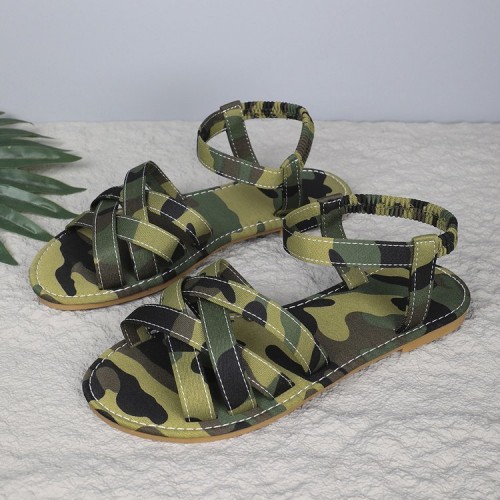 Smart Flat Shoes Korean Style Sandals Roman Shoes Beach Shoes
