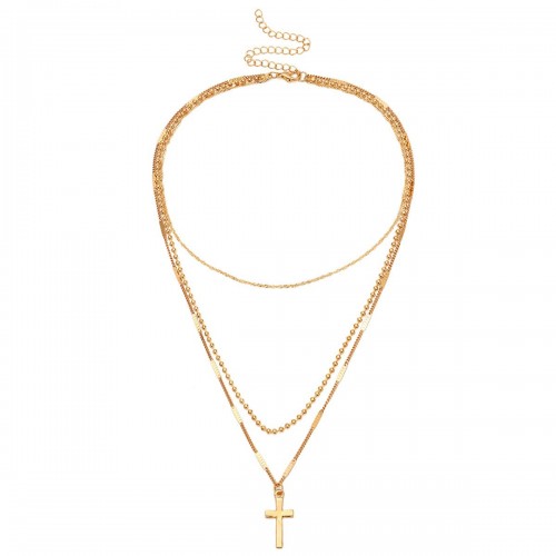 Women's Retro Cross Multi-layer Necklace Necklace