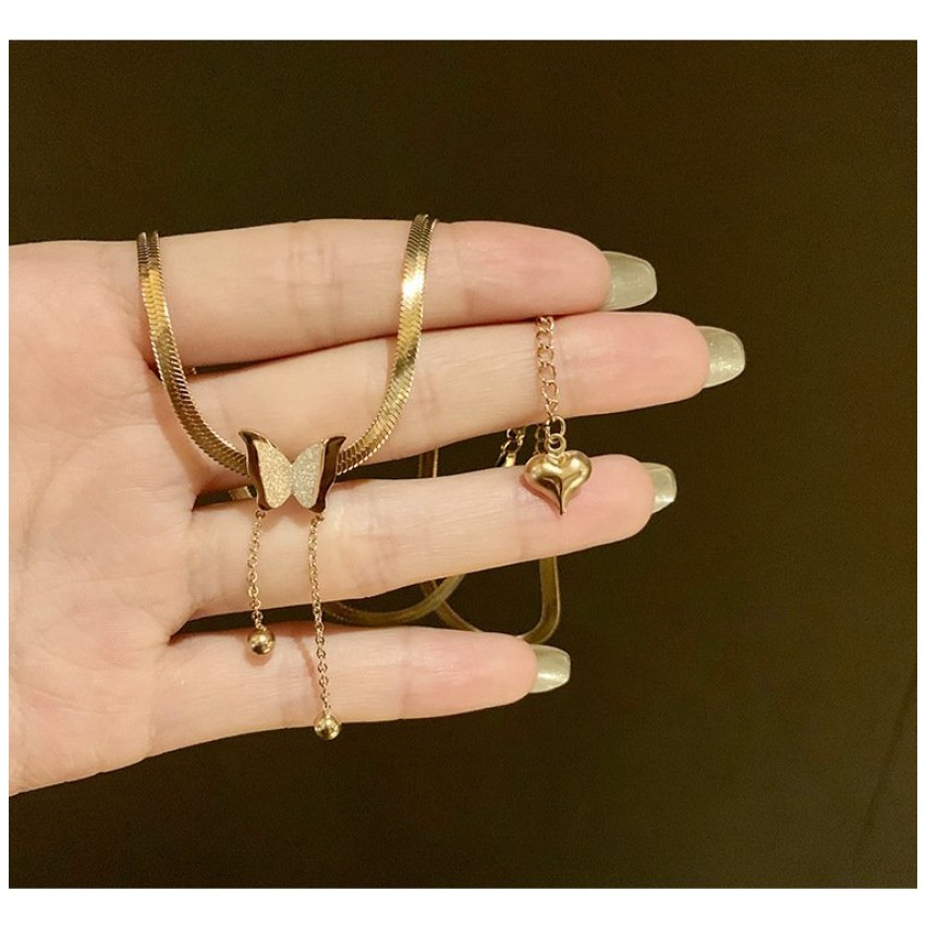 Necklace Small Butterfly Simple Temperament Necklace Necklace Small Butterfly Simple Temperament Necklace
