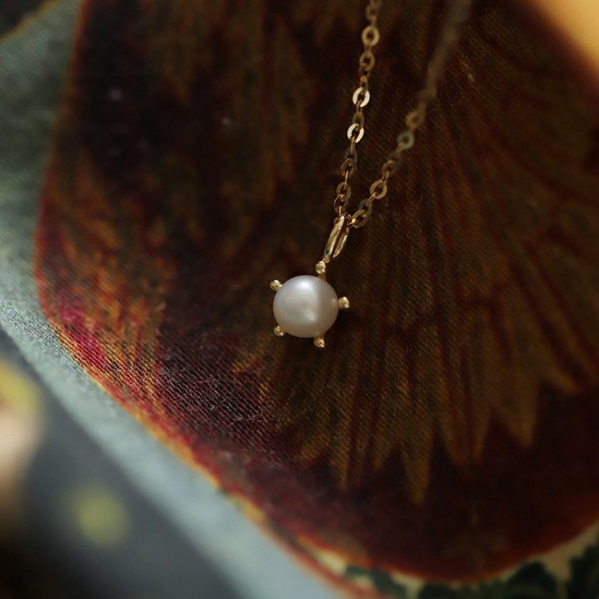 S925 Sterling Silver Pearl Necklace Necklace S925 Sterling Silver Pearl Necklace Necklace