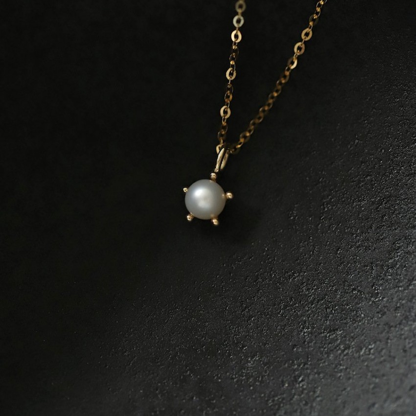 S925 Sterling Silver Pearl Necklace Necklace S925 Sterling Silver Pearl Necklace Necklace