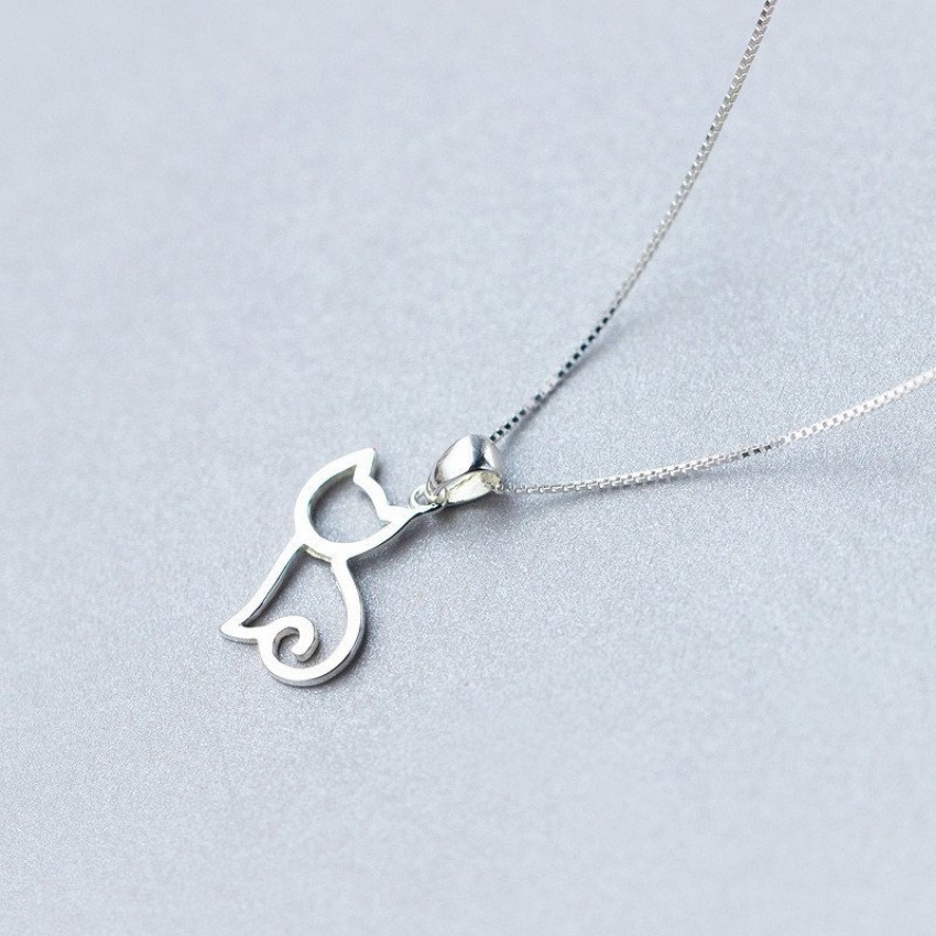 sweet cat necklace simple necklace