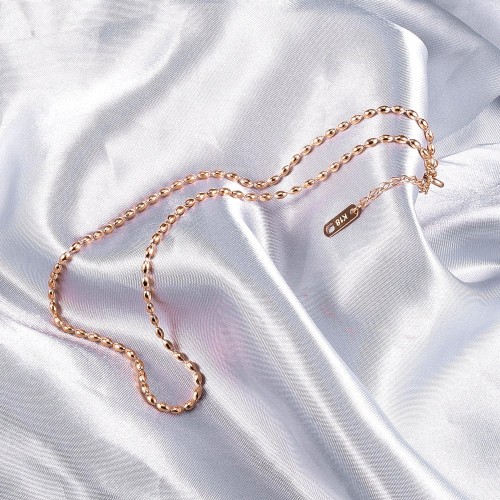 Titanium Steel Necklace Simple Bead Necklace