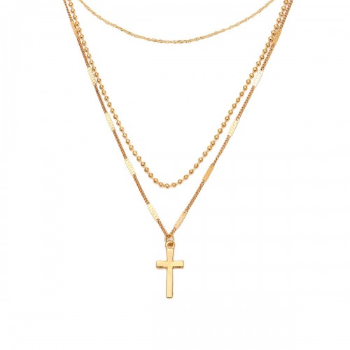 Women's Retro Cross Multi-layer Necklace Necklace Women's Retro Cross Multi-layer Necklace Necklace