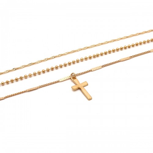 Women's Retro Cross Multi-layer Necklace Necklace Women's Retro Cross Multi-layer Necklace Necklace