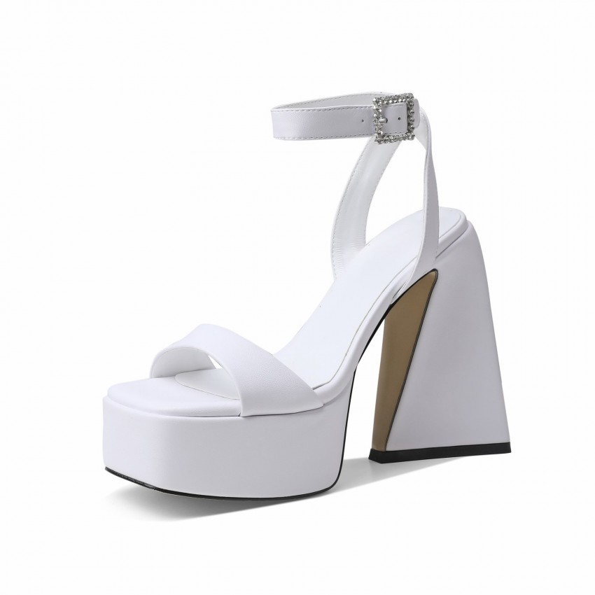 High Heel Fashion Women's Shoes Square Toe Chunky Heel Sandals High Heel Fashion Women's Shoes Square Toe Chunky Heel Sandals