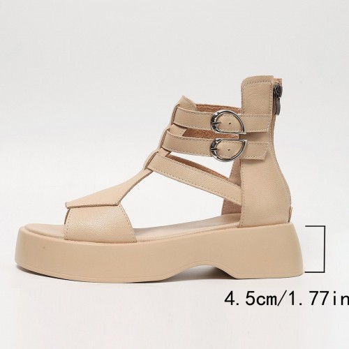 Roman Sandals Sandals Spring And Summer Flat Heel Muffin Women Roman Sandals Sandals Spring And Summer Flat Heel Muffin Women