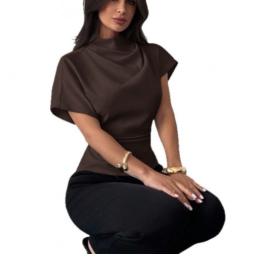 Asymmetrical Womens Fashion Blouse Top