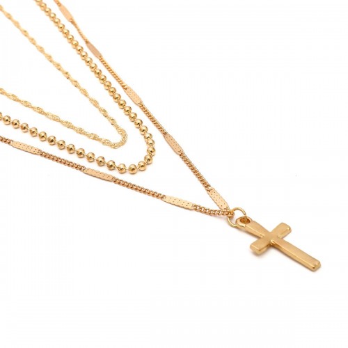 Women's Retro Cross Multi-layer Necklace Necklace Women's Retro Cross Multi-layer Necklace Necklace