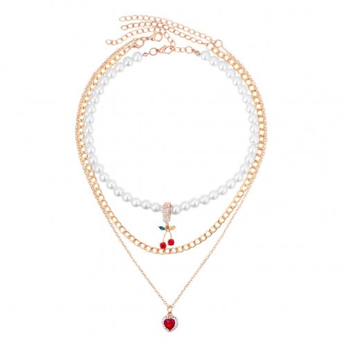 Pearl Necklace Couples Love Accessories Multilayer Necklace Pearl Necklace Couples Love Accessories Multilayer Necklace