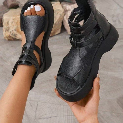 Roman Sandals Sandals Spring And Summer Flat Heel Muffin Women Roman Sandals Sandals Spring And Summer Flat Heel Muffin Women