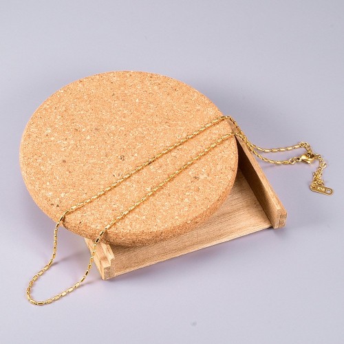 Titanium Steel Necklace Simple Bead Necklace